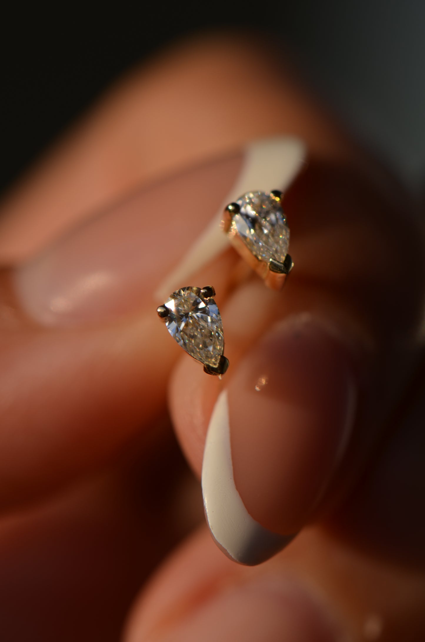 Pear Studs